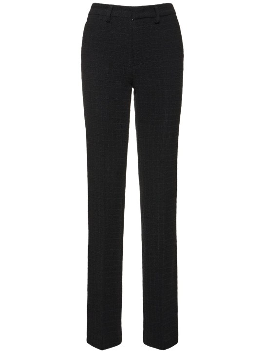 Alessandra Rich - Hose aus Tweedbouclé