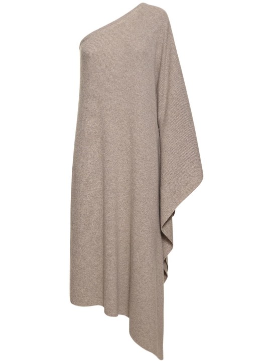 Michael Kors Collection - Kaftano monospalla in maglia di cashmere