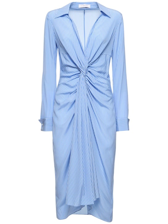 Michael Kors Collection - Vestito in crepe di seta arricciato