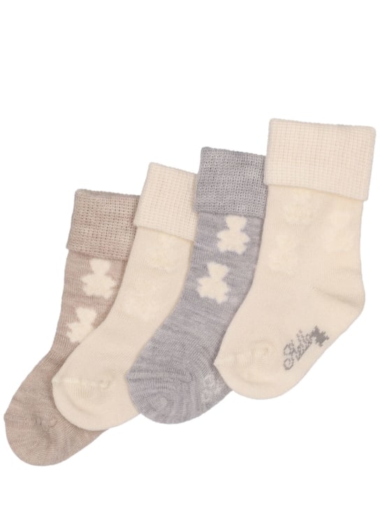 Brunello Cucinelli - Lot de 4 paires de chaussettes en cachemire