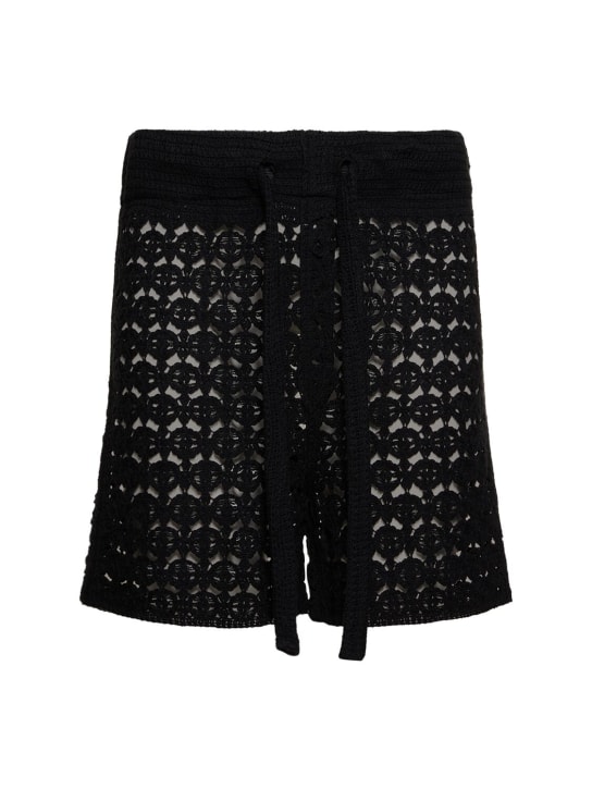 Commas - Short en crochet de coton fait main