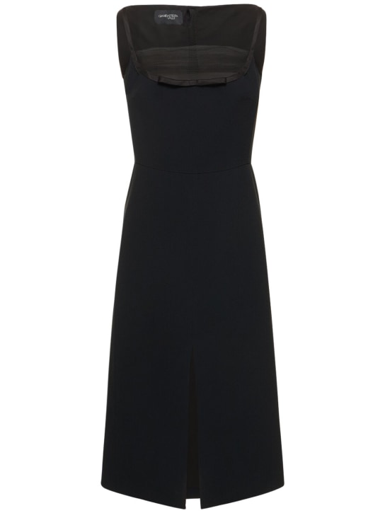 Giambattista Valli - Robe midi en crêpe doublé et tulle