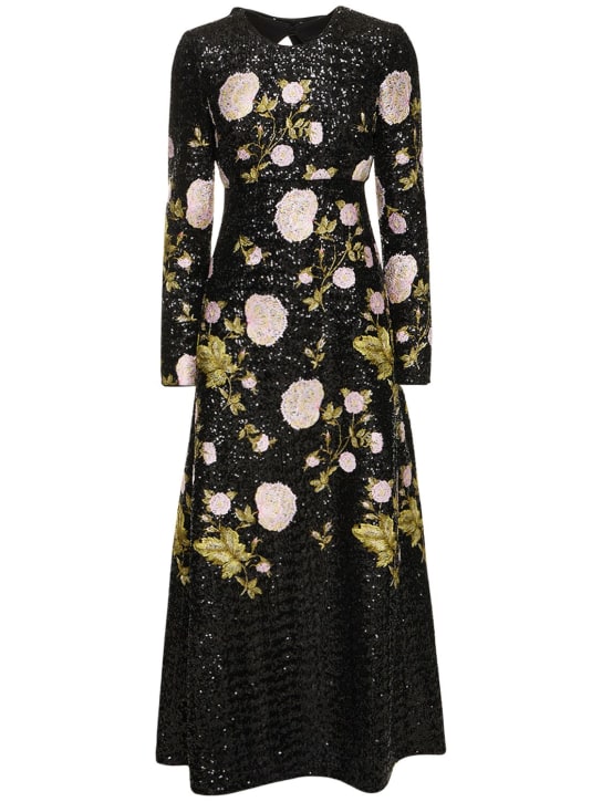 Giambattista Valli - Robe longue en sequins à dos nu