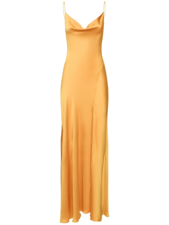SIMKHAI - Ärmelloses, langes Kleid aus Satin