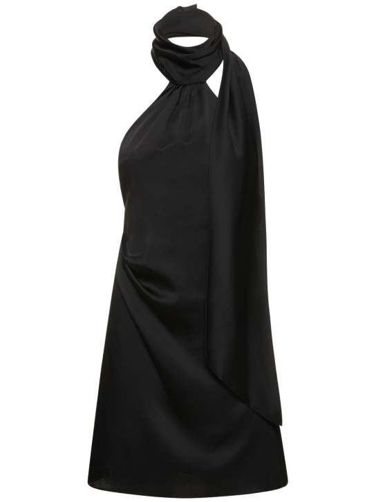 SIMKHAI - Minikleid aus Satin mit Schal „Jade“
