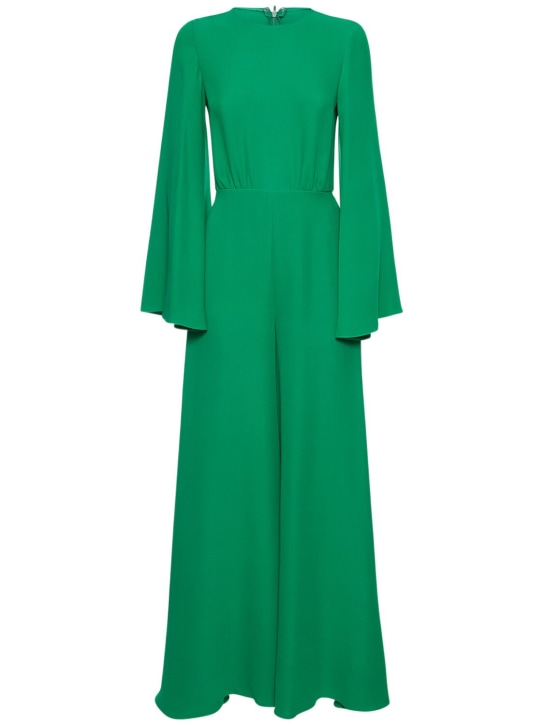 Valentino - Cady couture long-sleeve jumpsuit
