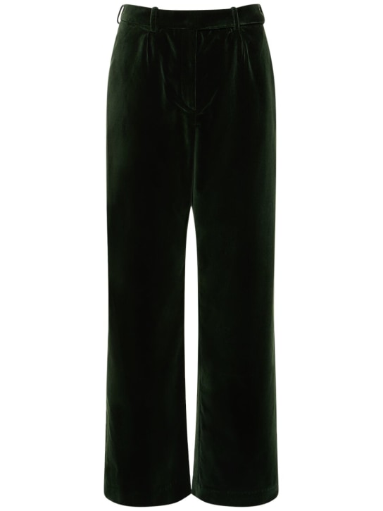 Alexandre Vauthier - Hose aus Baumwollsamt