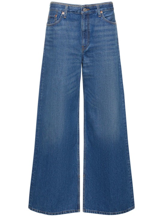RE/DONE - Lockere Baumwolljeans „Low Rider“
