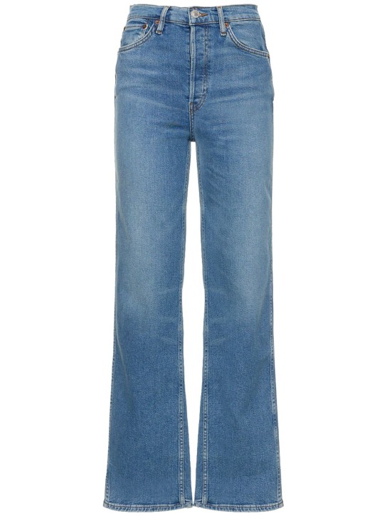 RE/DONE: Jeans rectos loose fit con cintura alta
