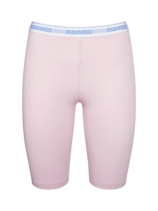Dsquared2 - Logo cotton jersey cycling shorts