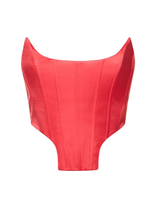 Giuseppe Di Morabito - Top bustier in raso stretch