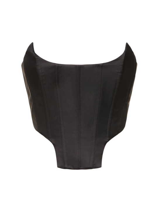 Giuseppe Di Morabito - Top bustier in raso stretch