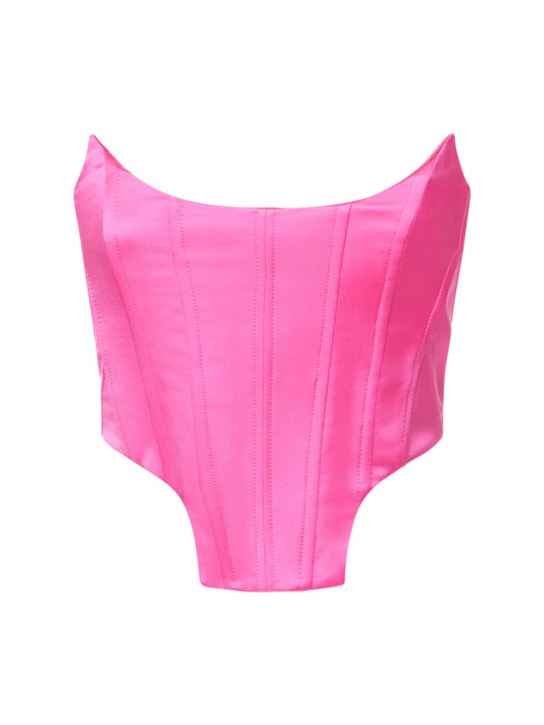 Giuseppe Di Morabito: Stretch satin bustier top