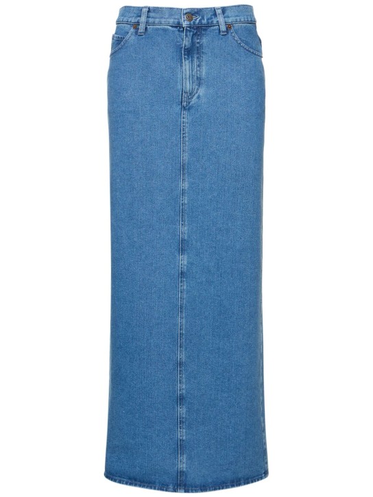 Giuseppe Di Morabito: Langer Rock aus Baumwolldenim
