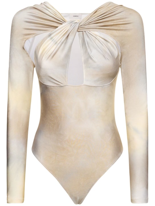 Coperni - Body en jersey ajouré torsadé