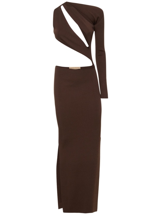Aya Muse: Robe longue en jersey de viscose Actin