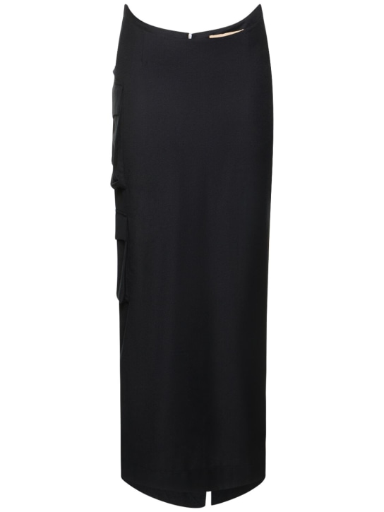 Aya Muse - Jupe midi en laine Stok