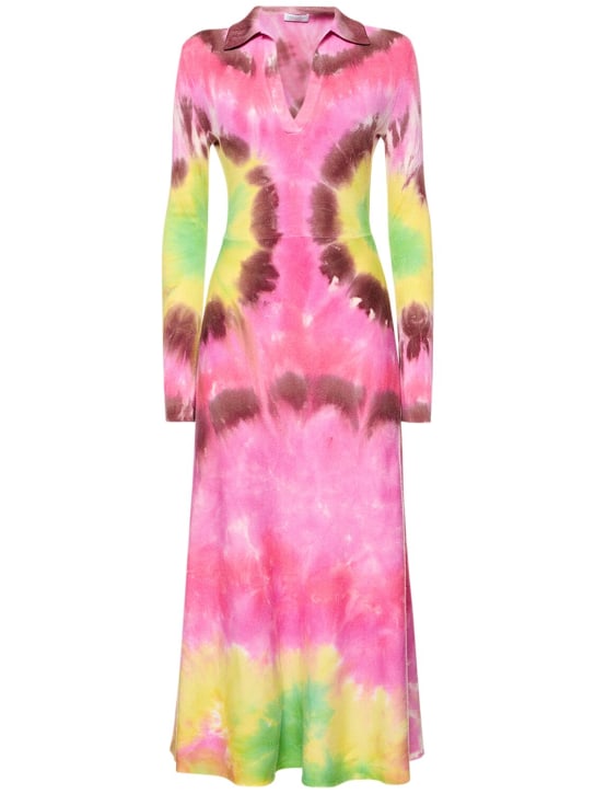 Gabriela Hearst - Vestito midi Beryl in maglia di cashmere tie dye