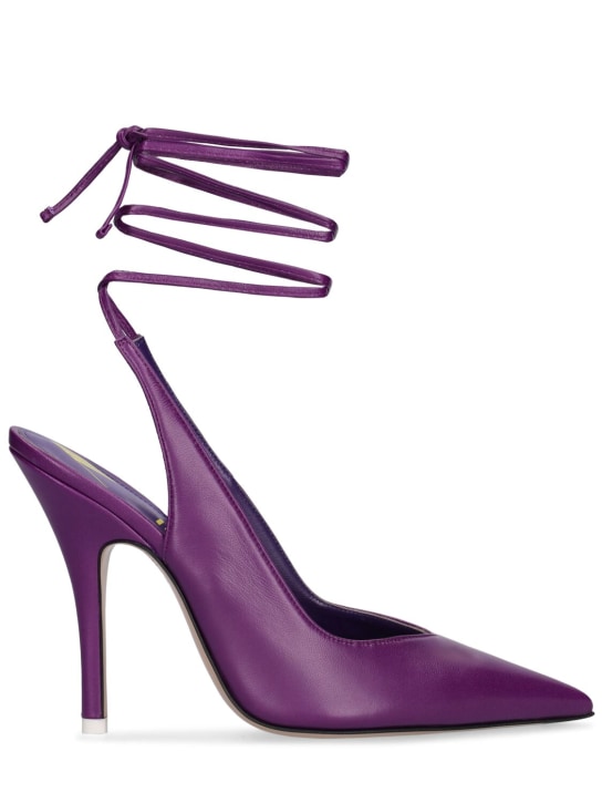 The Attico: 105mm hohe Pumps aus Leder „Venus“