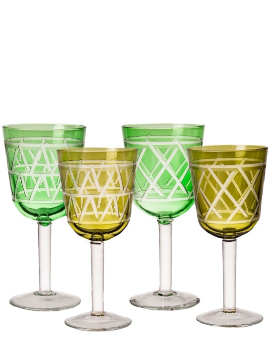 Polspotten - Lot de 4 verres à vin Tie Up
