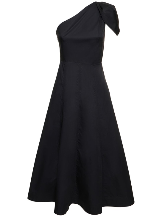 Roland Mouret - Asymmetrisches Midikleid aus Baumwollpopeline