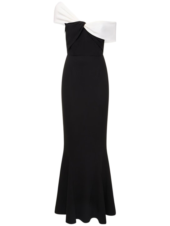 Roland Mouret - Asymmetrisches Maxikleid aus Stretch-Cady