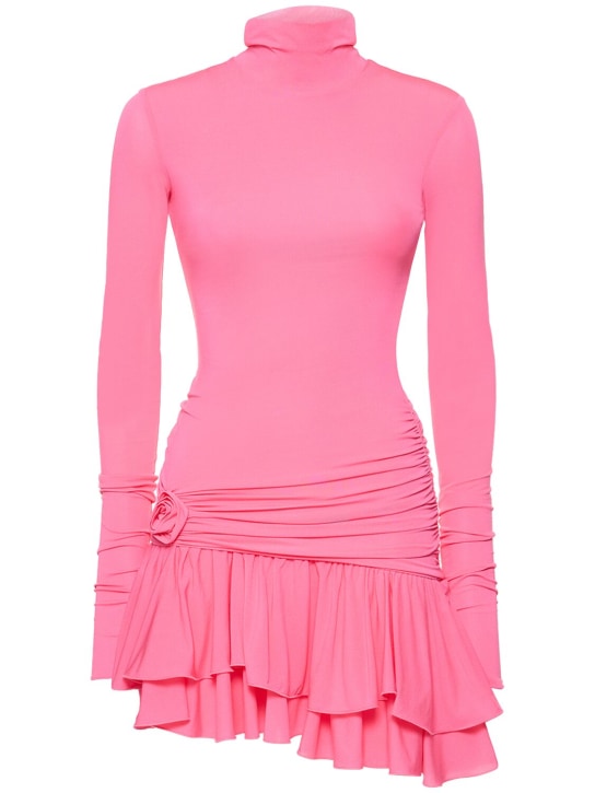 Blumarine - Minikleid aus Jersey mit Rollkragen