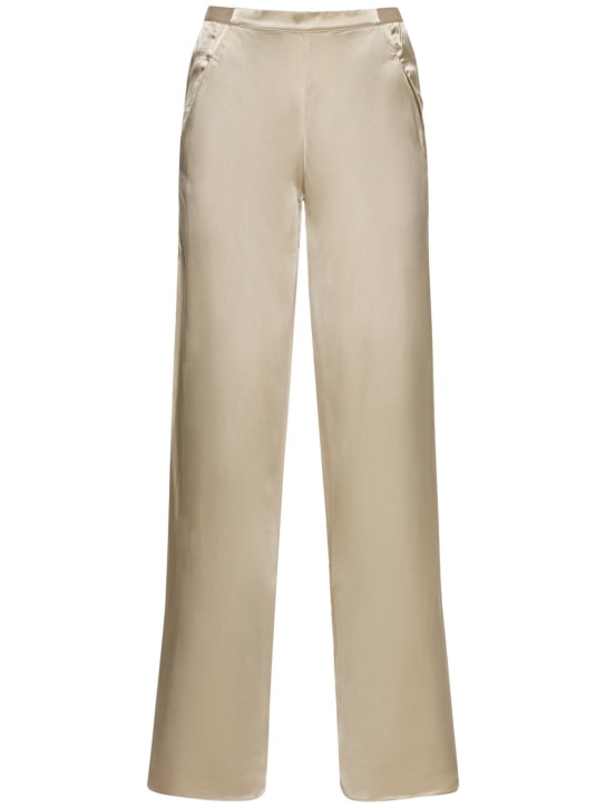Christopher Esber - Hose aus Seidensatin mit weitem Bein