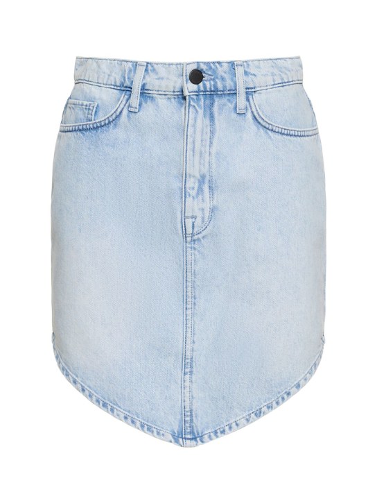 Triarchy: Minigonna Ms. Heart in denim organico