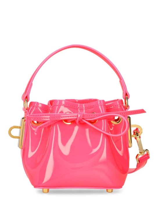 Alexandre Vauthier - Mini patent leather fluo top handle bag