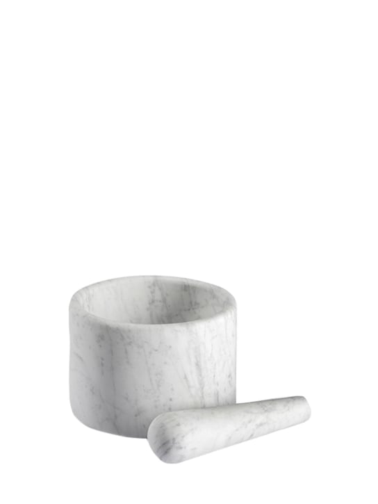 Salvatori - Mortier et pilon en marbre Ellipse