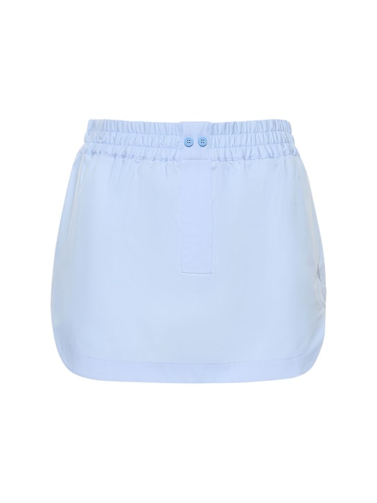 The Attico - Rooney poplin mini skirt