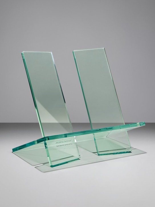 Taschen - Grand support à livres en cristal vert