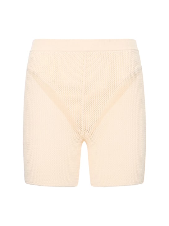 Live The Process - Strickshorts mit hohem Bund „Nyx“