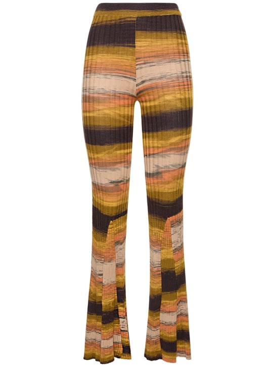 Live The Process - Ausgestellte Hose aus Strick „Mira“