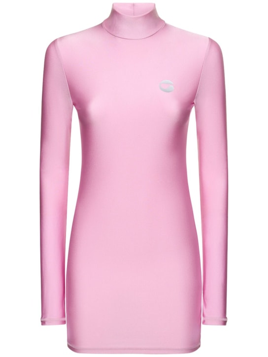 Coperni - Vestido corto con manga larga y cuello alto