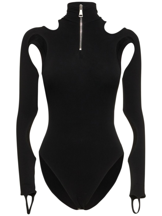 Andreadamo - Body sculptant en jersey ajouré