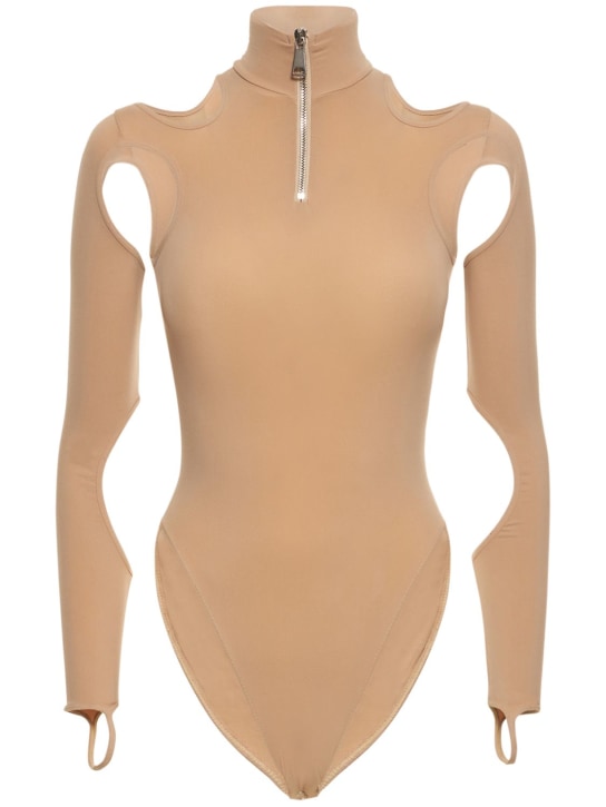 Andreadamo: Body sculptant en jersey ajouré