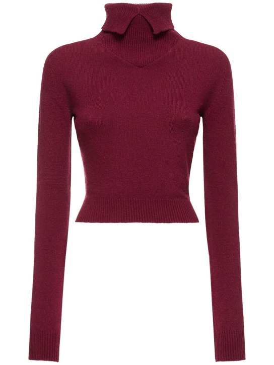 Ferrari: Cashmere knit turtleneck sweater