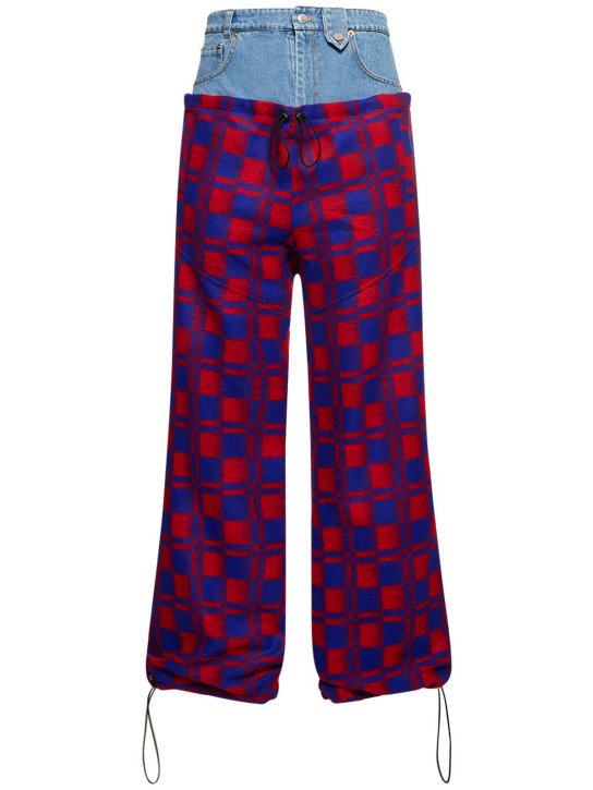 EGONlab - Pantalon en laine mélangée Jean Mouf