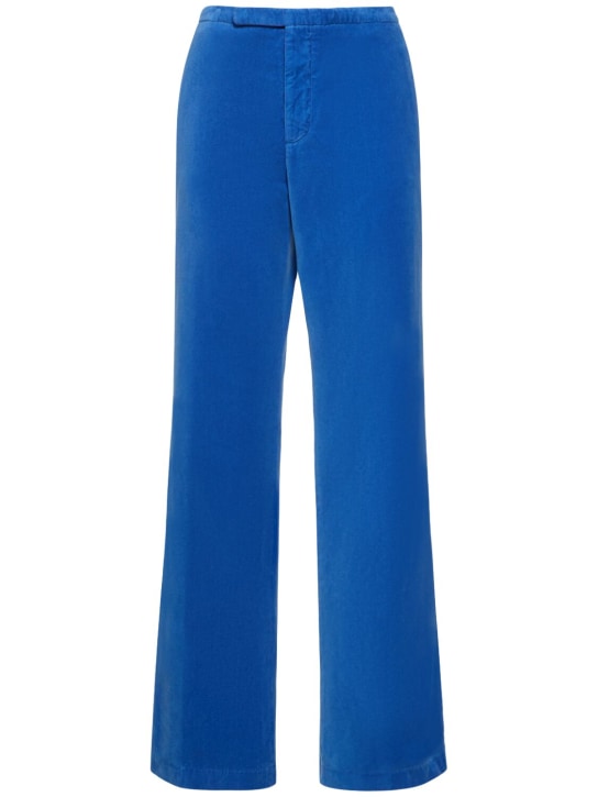 ASPESI: Pantalon taille haute en velours de coton
