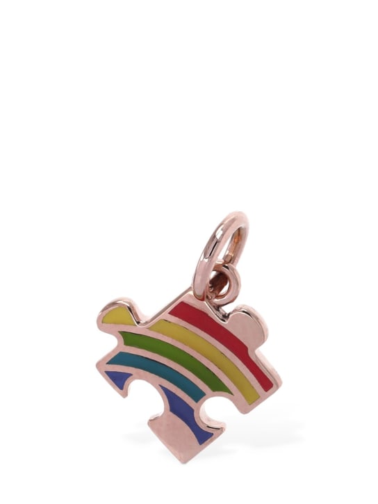 DoDo - 9kt Rose gold enamel puzzle charm