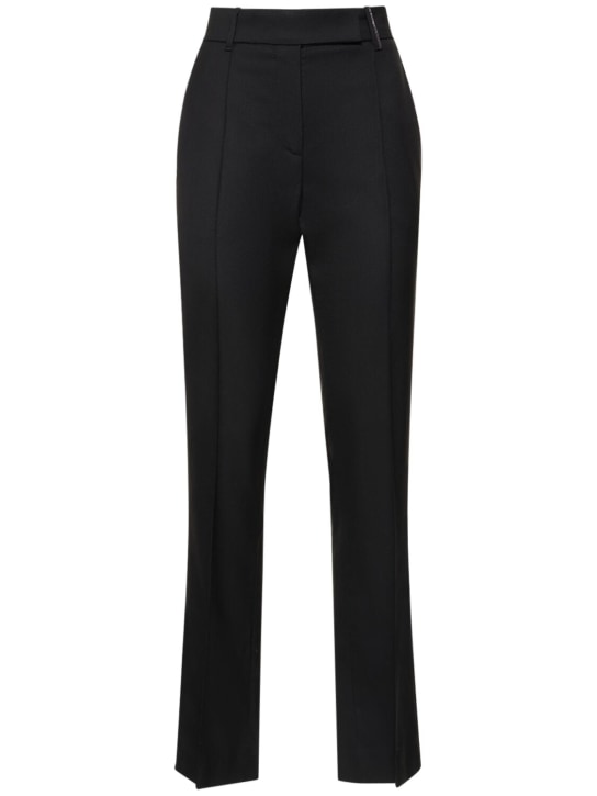 Brunello Cucinelli - Wool crepe straight pants