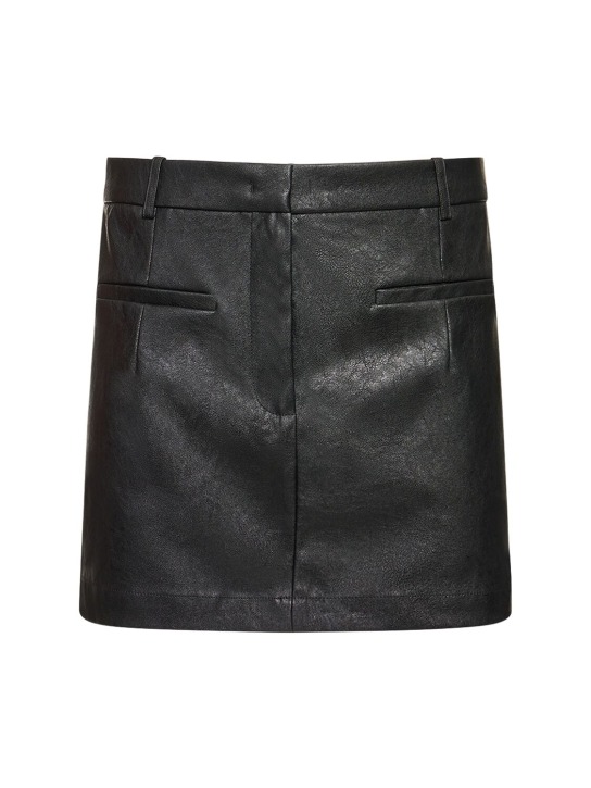 Designers Remix - Jupe courte en simili-cuir Maya