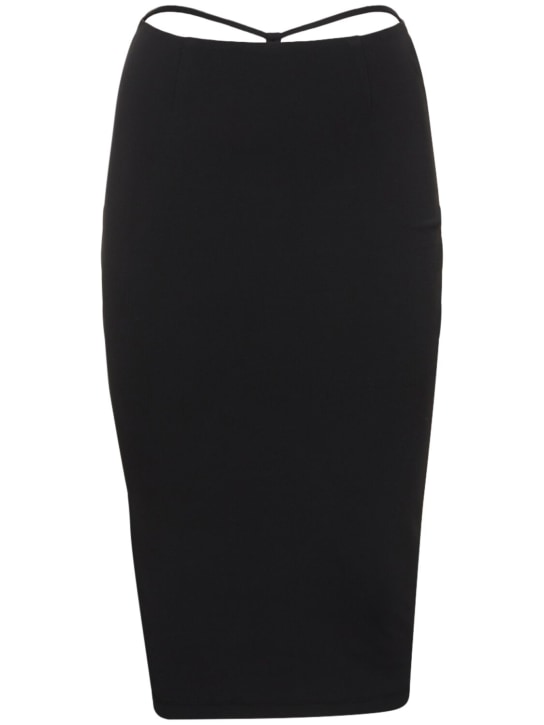 Miaou - Jupe midi en viscose stretch Verona