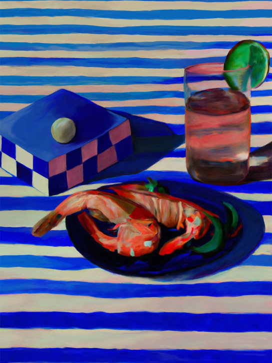 Paper Collective - Affiche imprimée Shrimp & Stripes