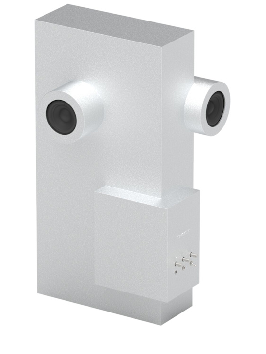 Transparent: Brutalist Sculpture speaker