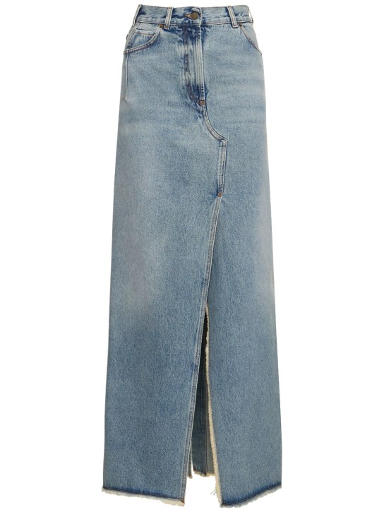 Darkpark - Jupe longue en denim de coton Emma