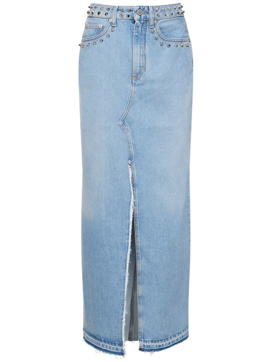 Alessandra Rich: LANGER ROCK AUS DENIM