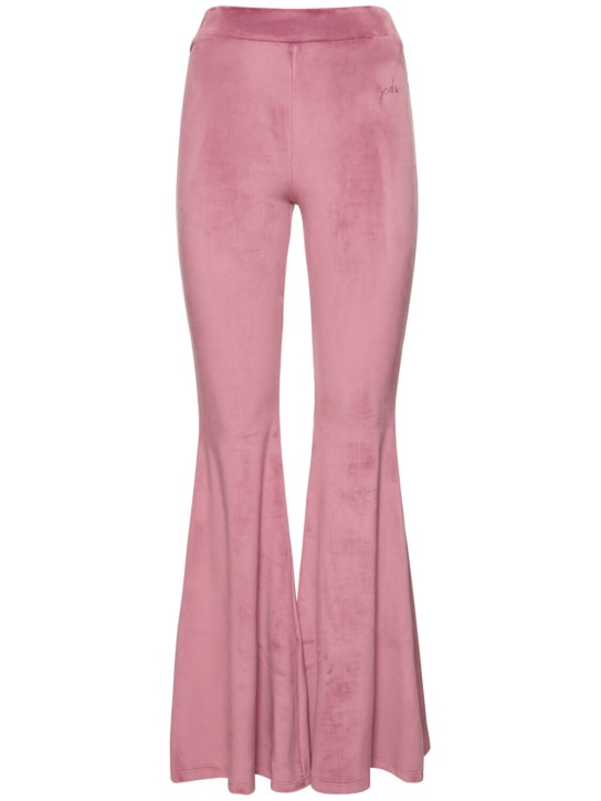 GCDS: GCDS flared velvet pants
